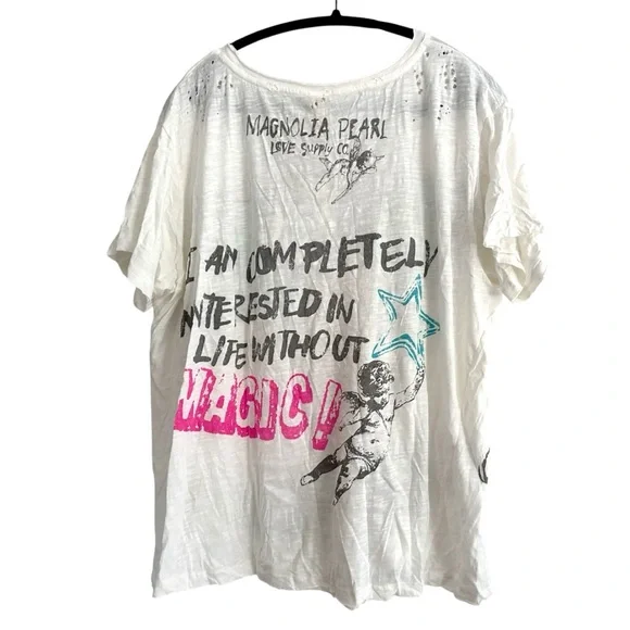Magnolia Pearl "Child Of Cosmos" Tee Top 2841 In True NWT - Picture 2 of 5